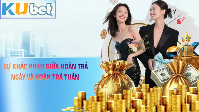 So sánh giữa hoàn trả tuần và hoàn trả ngày bạn sẽ thấy được sự khác biệt